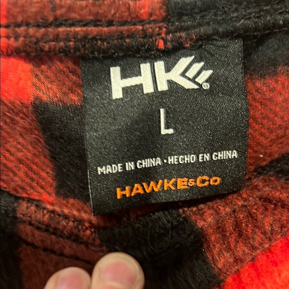 Hawke&Co Plaid Red and Black Men's Pants - Picture 2 of 3